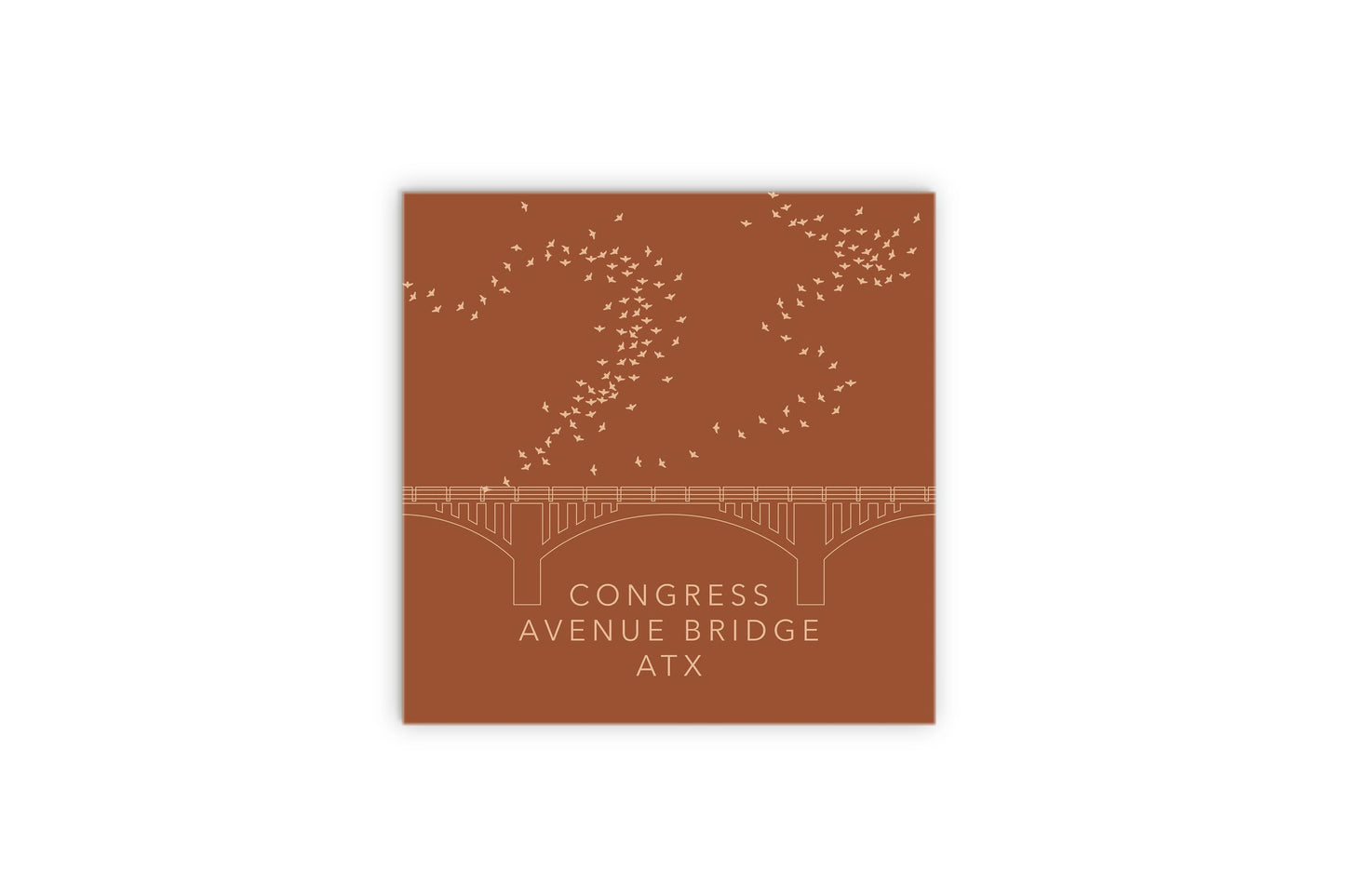 Modern Minimalist Texas Austin Congress Bridge | Wood Sign | Eaches | Min 2