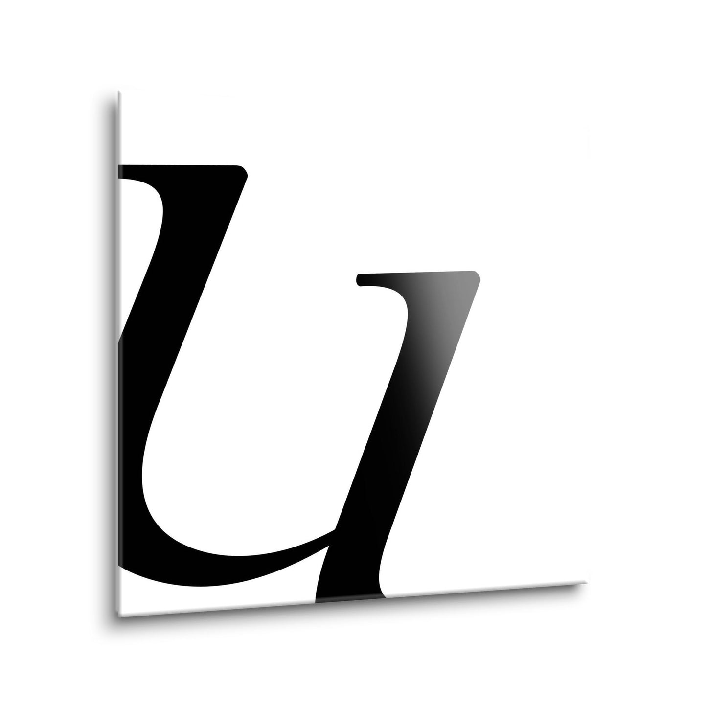 Minimal Monogram U | Hi-Def Glass Art | Eaches | Min 1