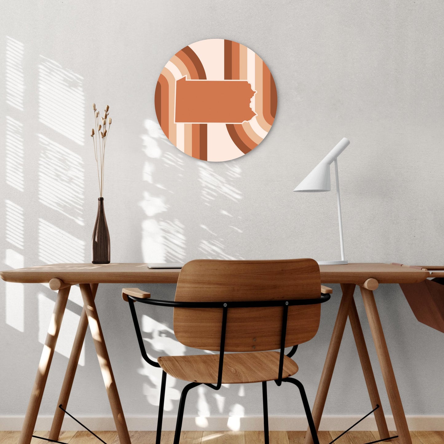 Modern Minimalist Pennsylvania State | Wood Sign | Eaches | Min 1
