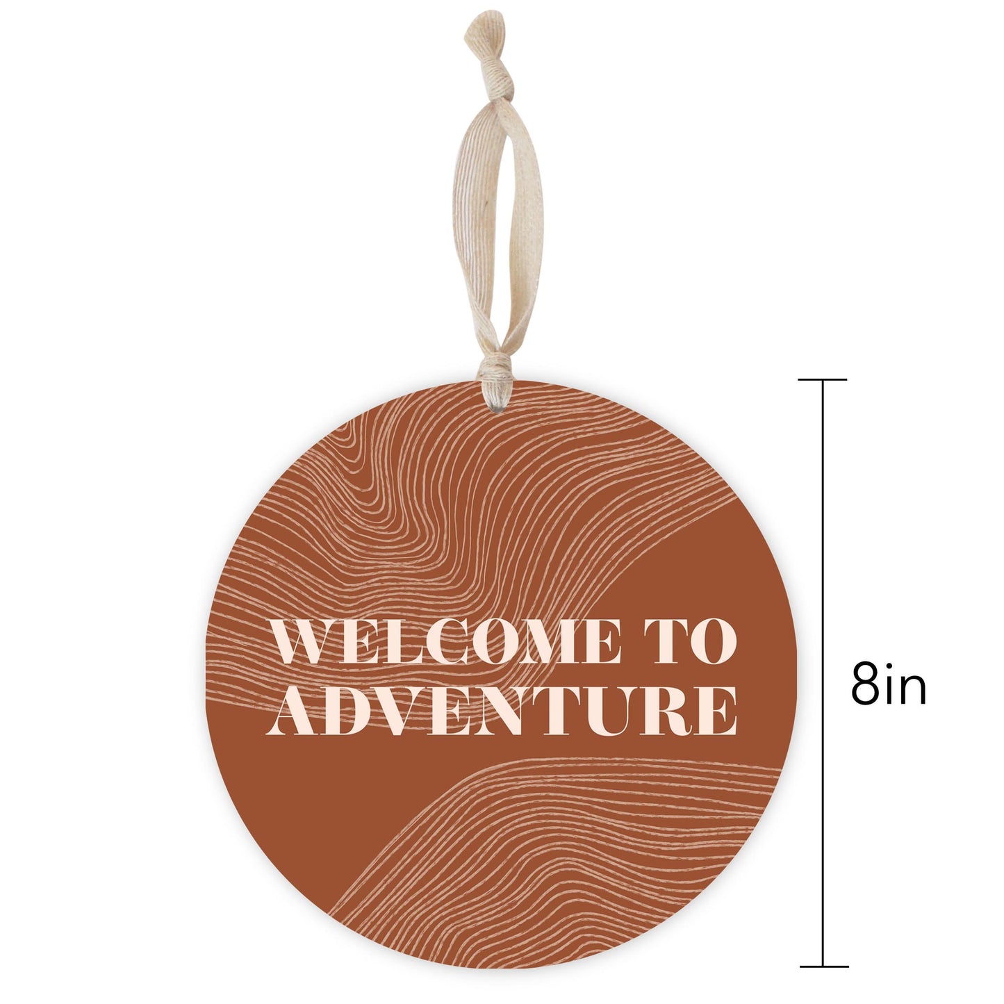 Modern Minimalist Pennsylvania Adventure Quip | Wood Ornament | Eaches | Min 1