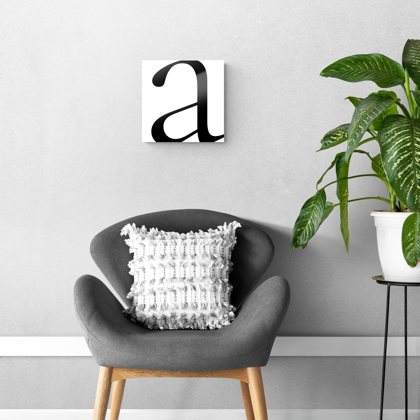 Minimal Monogram A | Hi-Def Glass Art | Eaches | Min 1