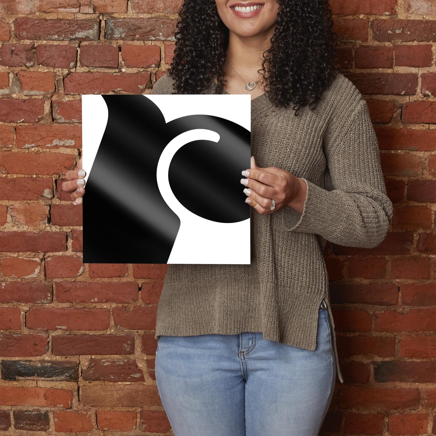 Fun Chunky Monogram R | Hi-Def Glass Art | Eaches | Min 1