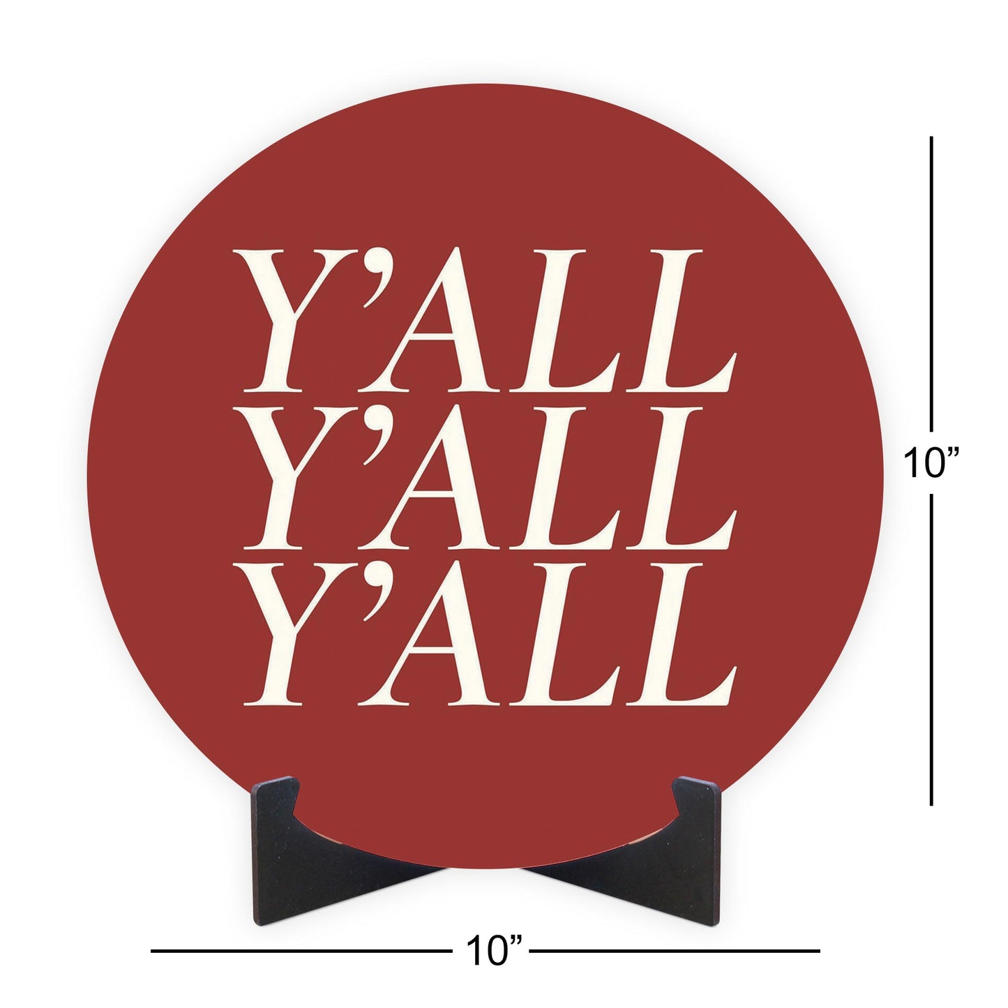 Modern Minimalist Oklahoma Yall | Wood Sign | Eaches | Min 1