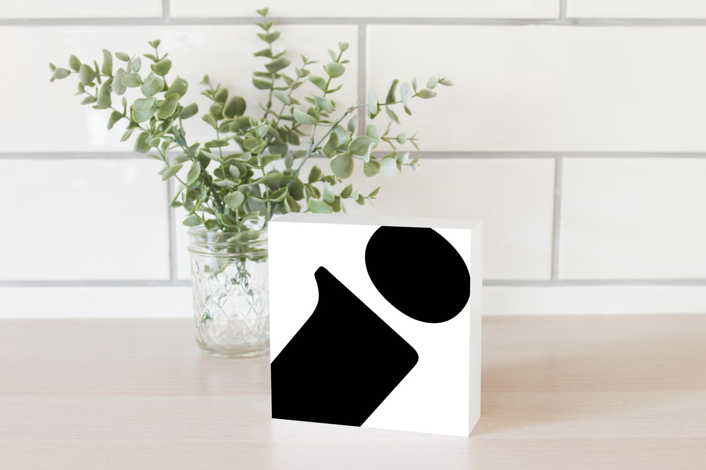 Fun Chunky Monogram I | Wood Block | Eaches | Min 4