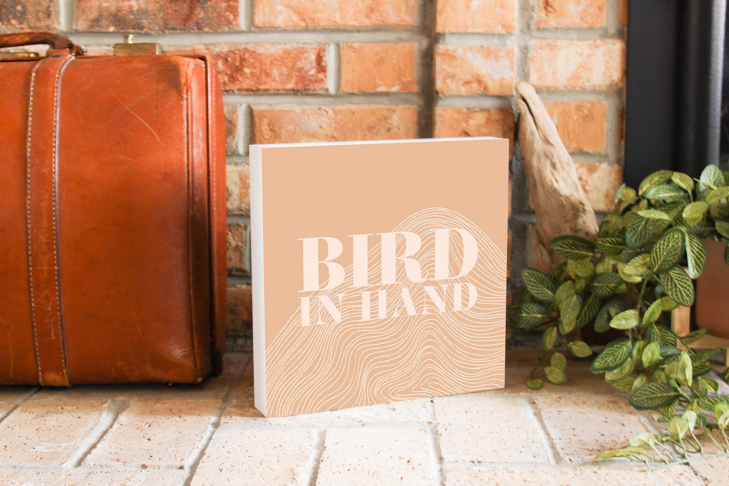 Modern Minimalist Pennsylvania Bird Quip | Wood Block | Eaches | Min 2