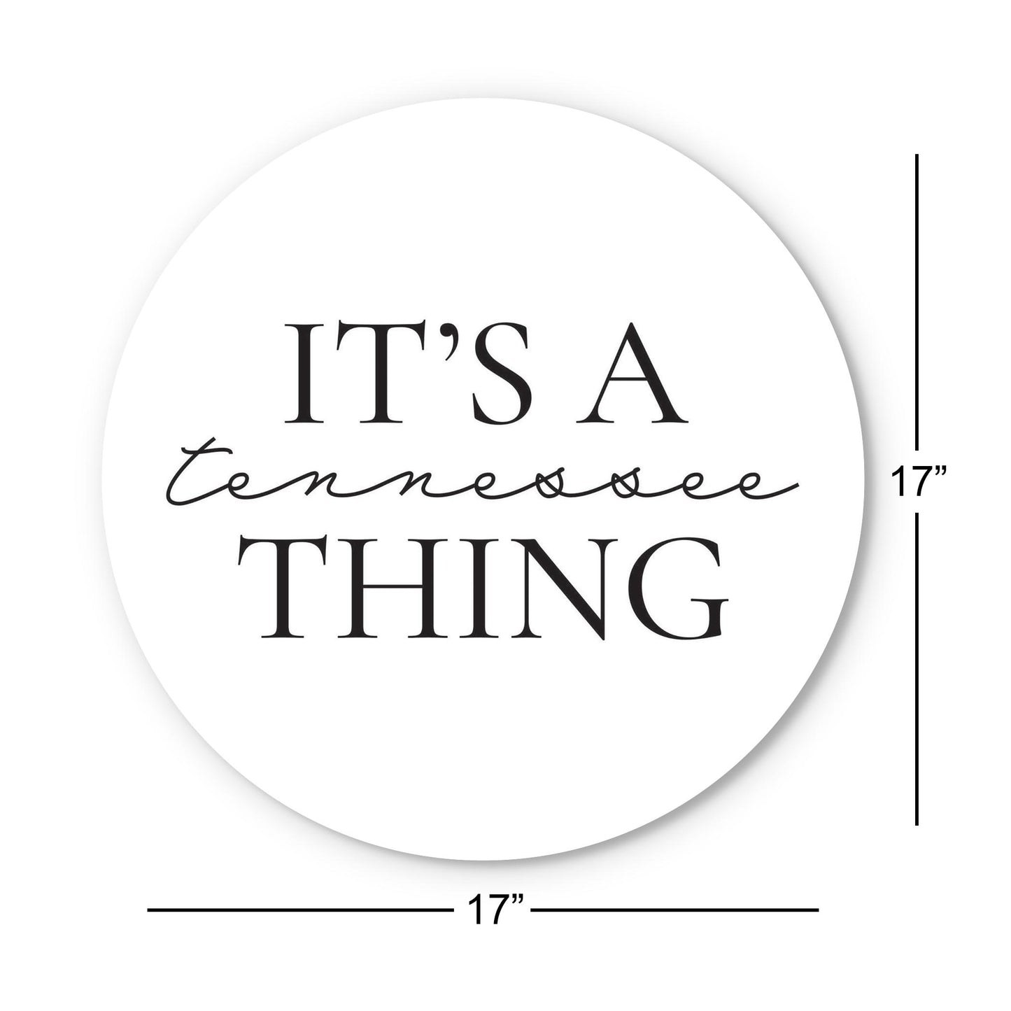 Minimalist B&W Tennessee Its A Tennesee Thing | Wood Sign | Eaches | Min 1