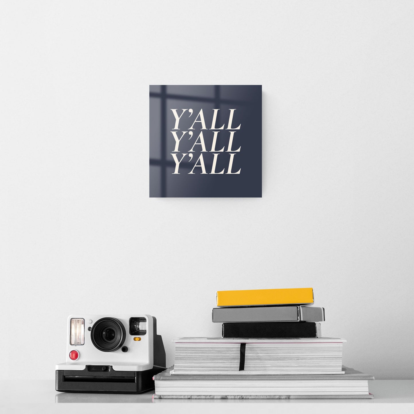 Modern Minimalist Texas Yall | Hi-Def Glass Art | Eaches | Min 2