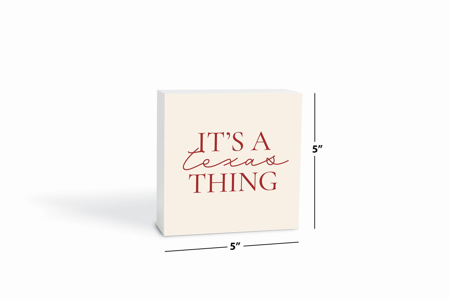 Modern Minimalist Texas It S A Texas Thing | Wood Block | Eaches | Min 4