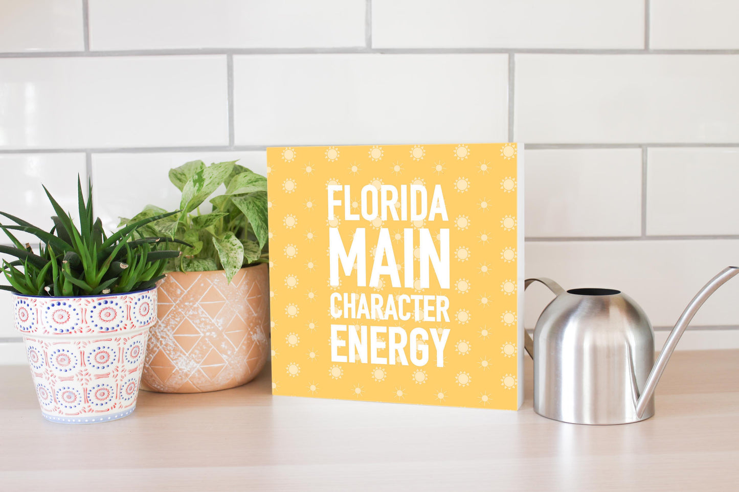 Florida Main Character Energy | Wood Block | Eaches | Min 2