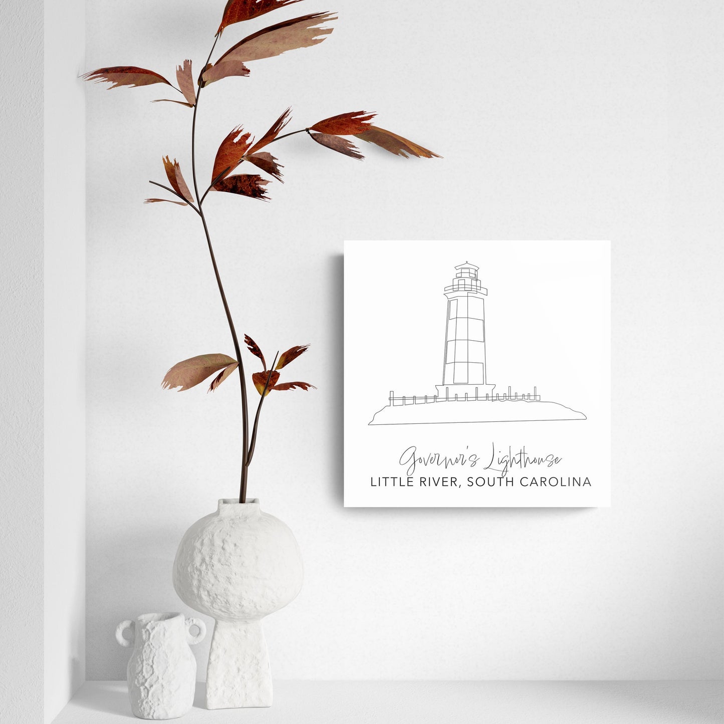 Governors Lighthouse | Hi-Def Glass Art | Eaches | Min 2