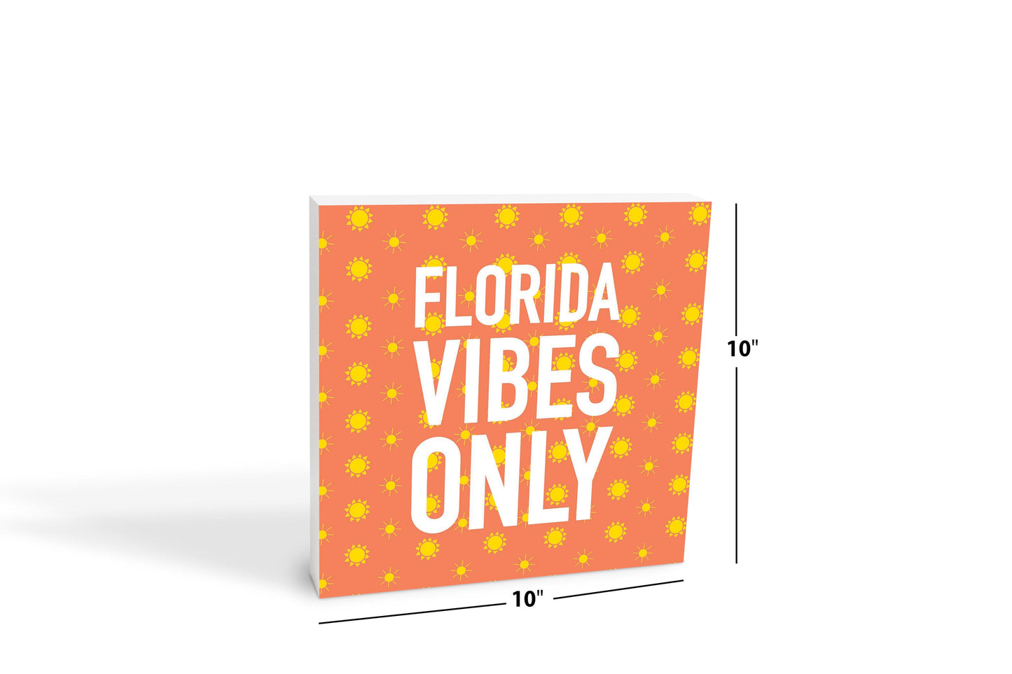 Florida Vibes Only | Wood Block | Eaches | Min 2
