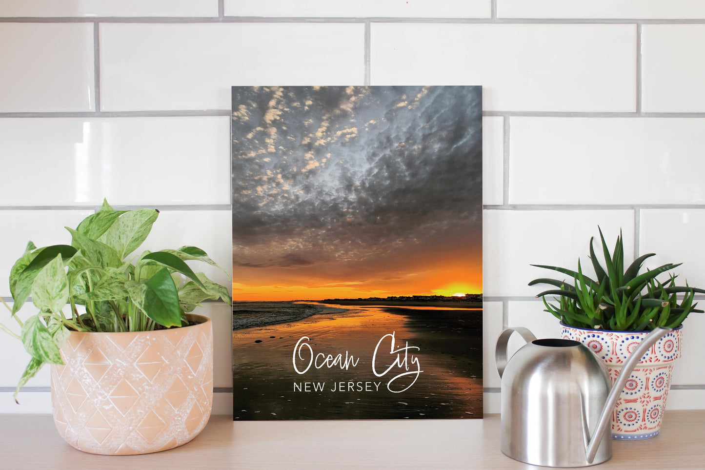 OCNJ Photo With Text | Wood Sign | Eaches | Min 2