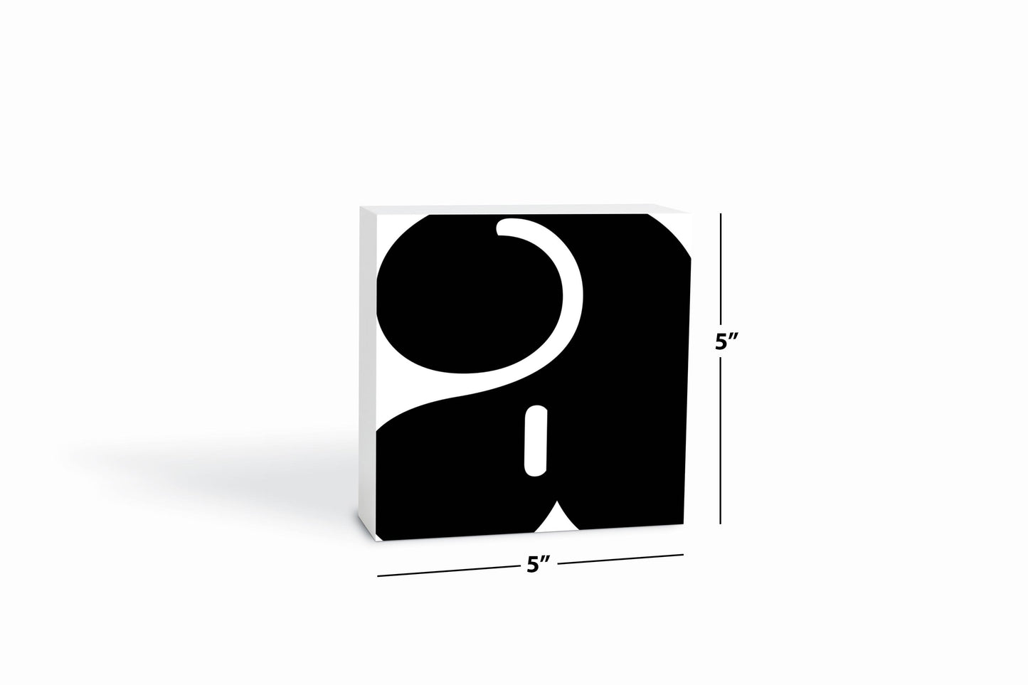 Fun Chunky Monogram A | Wood Block | Eaches | Min 4