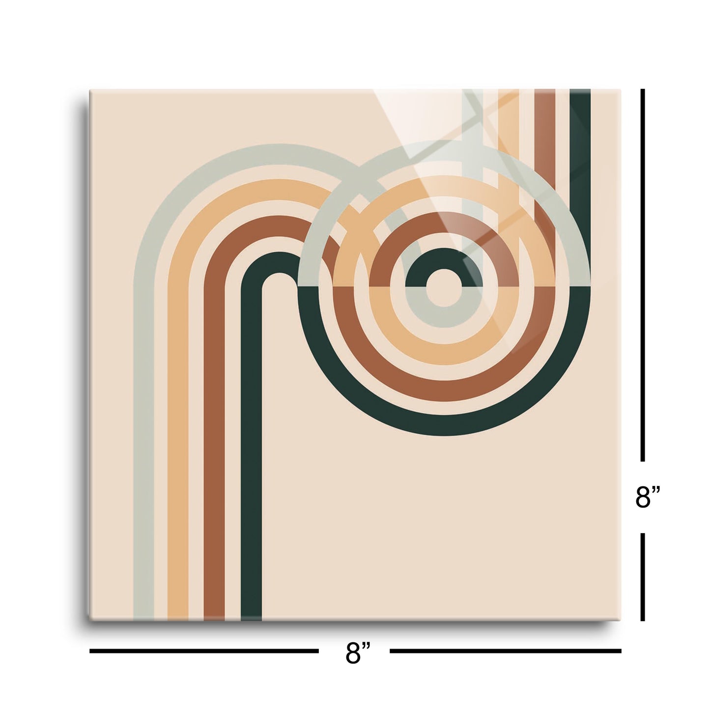 Modern Minimalist Line Art | Hi-Def Glass Art | Eaches | Min 2