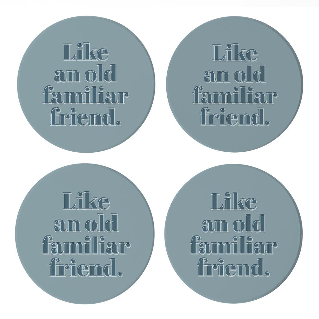 Modern Minimalist Arkansas Familiar Friend | Absorbent Coasters | Set of 4 | Min 2