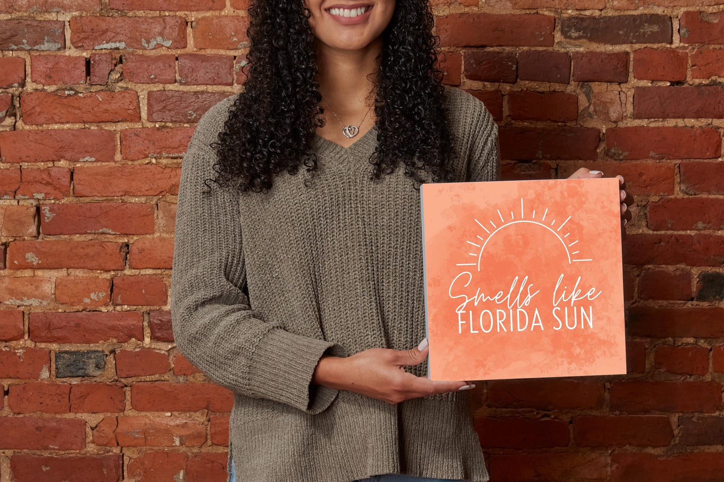Smells Like Florida Sun Pink | Wood Block | Eaches | Min 2