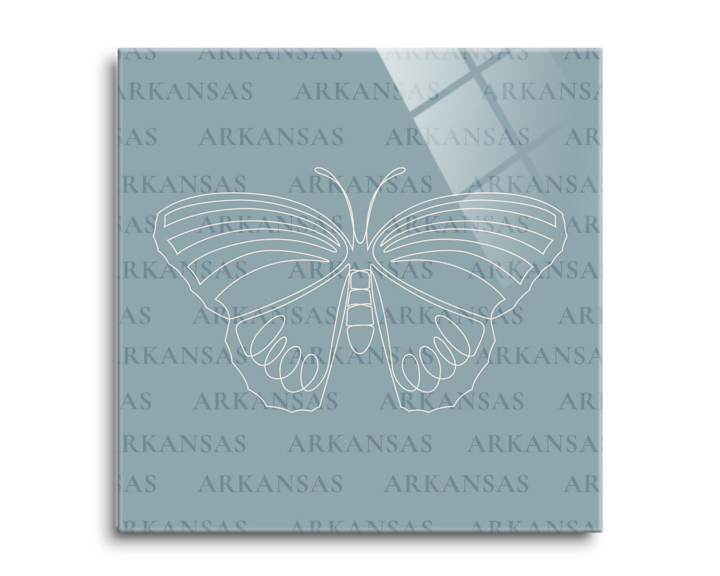 Modern Minimalist Arkansas Diana Fritillary Butterfly | Hi-Def Glass Art | Eaches | Min 2