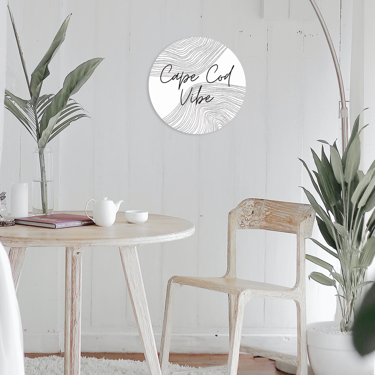 Minimalistic B&W Cape Cod Vibe | Wood Sign | Eaches | Min 1