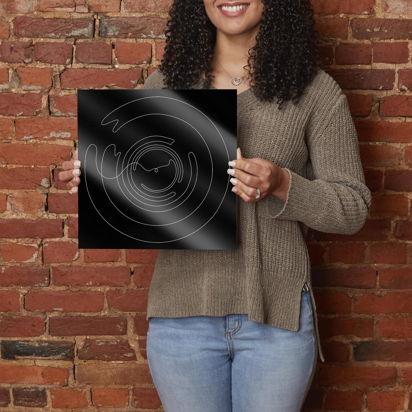 Minimalistic Music Line Drawings | Hi-Def Glass Art | Eaches | Min 1