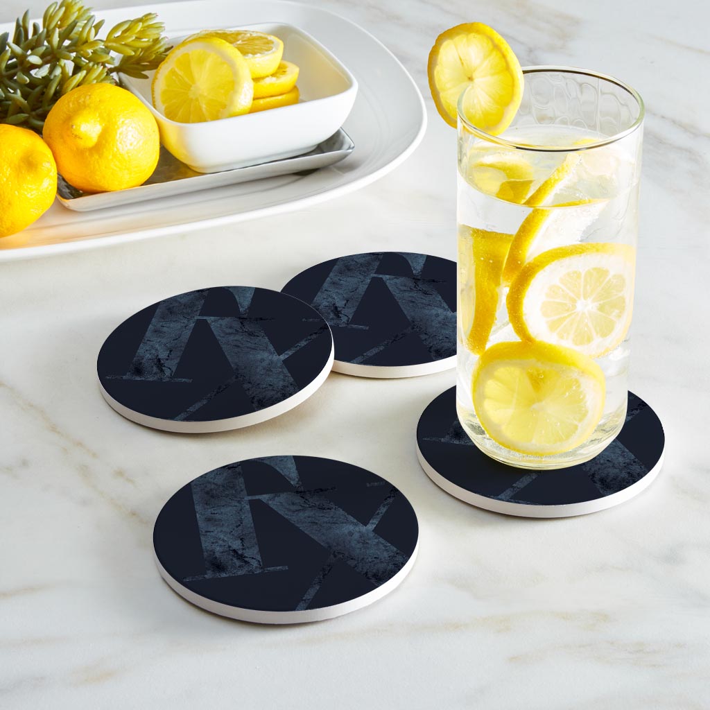 Modern Minimalist Texas Blue Tx | Absorbent Coasters | Set of 4 | Min 2