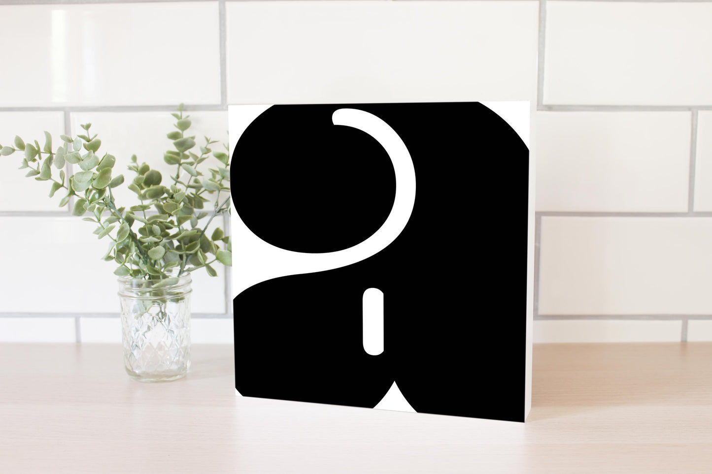 Fun Chunky Monogram A | Wood Block | Eaches | Min 2