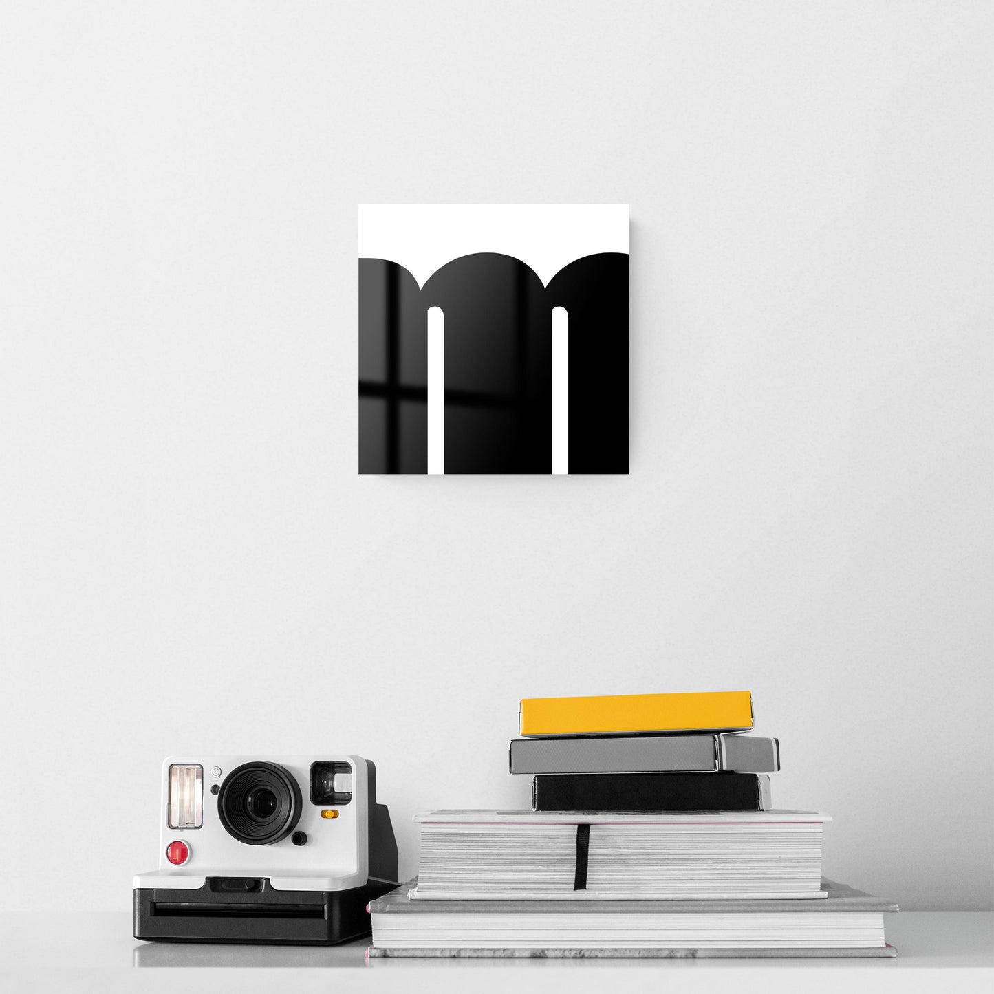 Fun Chunky Monogram M | Hi-Def Glass Art | Eaches | Min 2