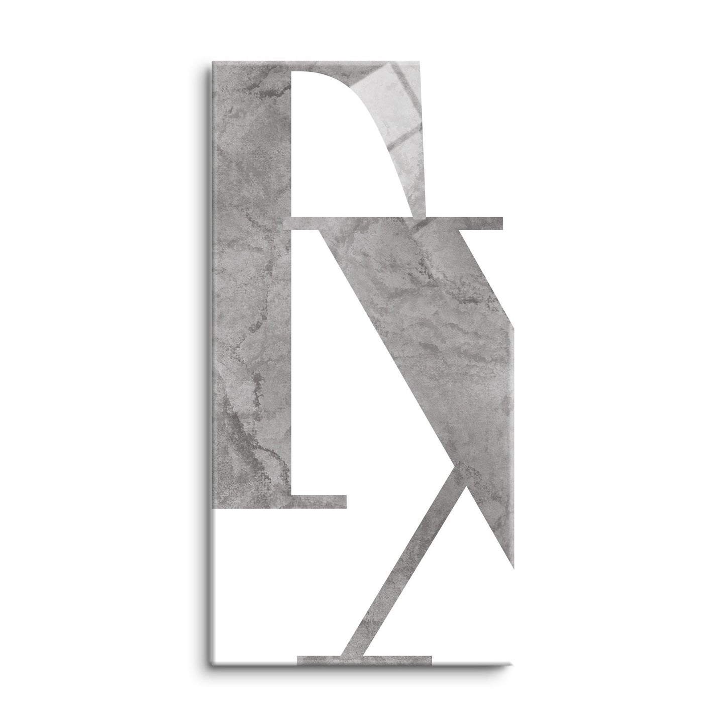 Modern White Texas Initials | Hi-Def Glass Art | Eaches | Min 2