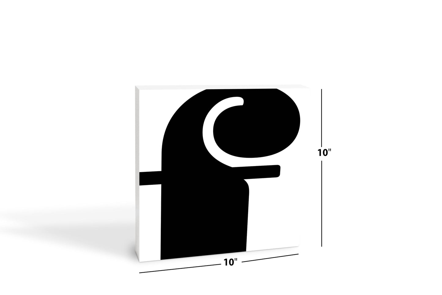 Fun Chunky Monogram F | Wood Block | Eaches | Min 2