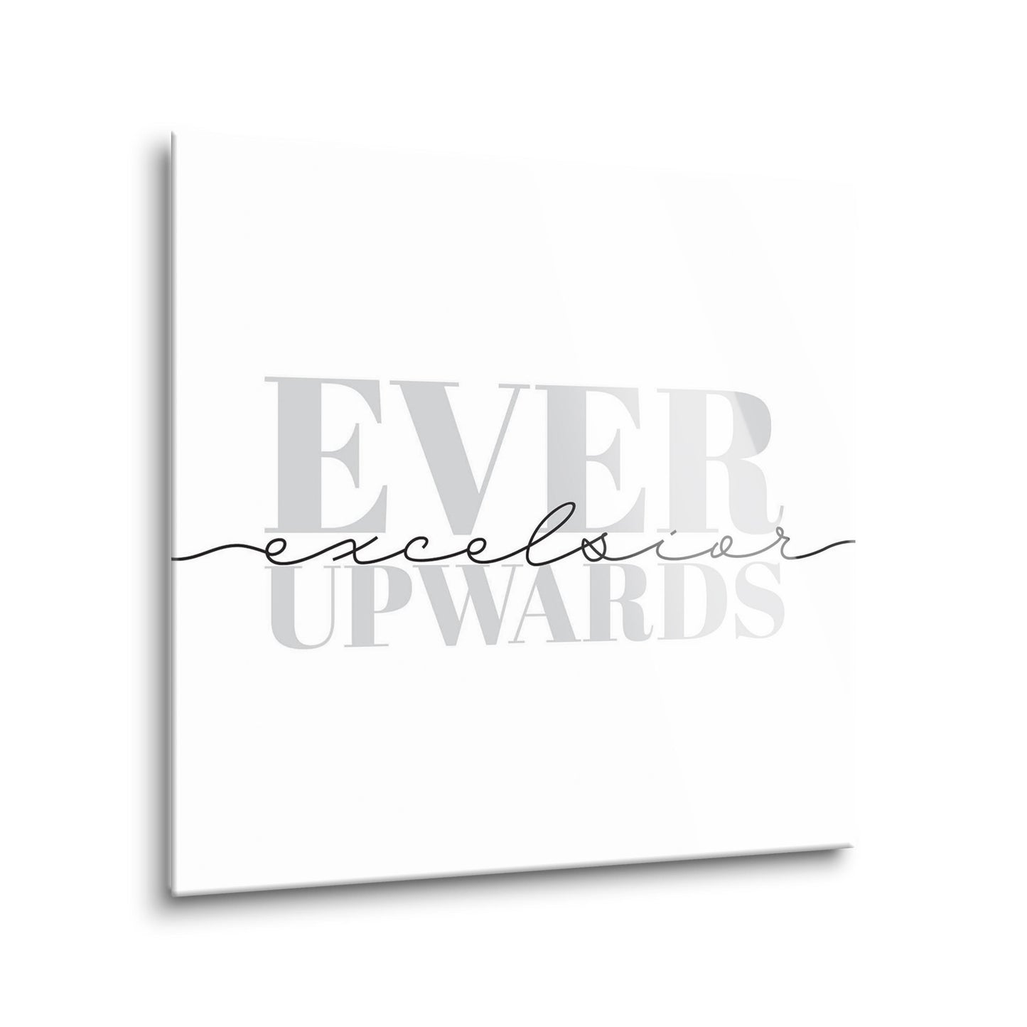 Minimalistic B&W New York Quip Excelsior | Hi-Def Glass Art | Eaches | Min 2