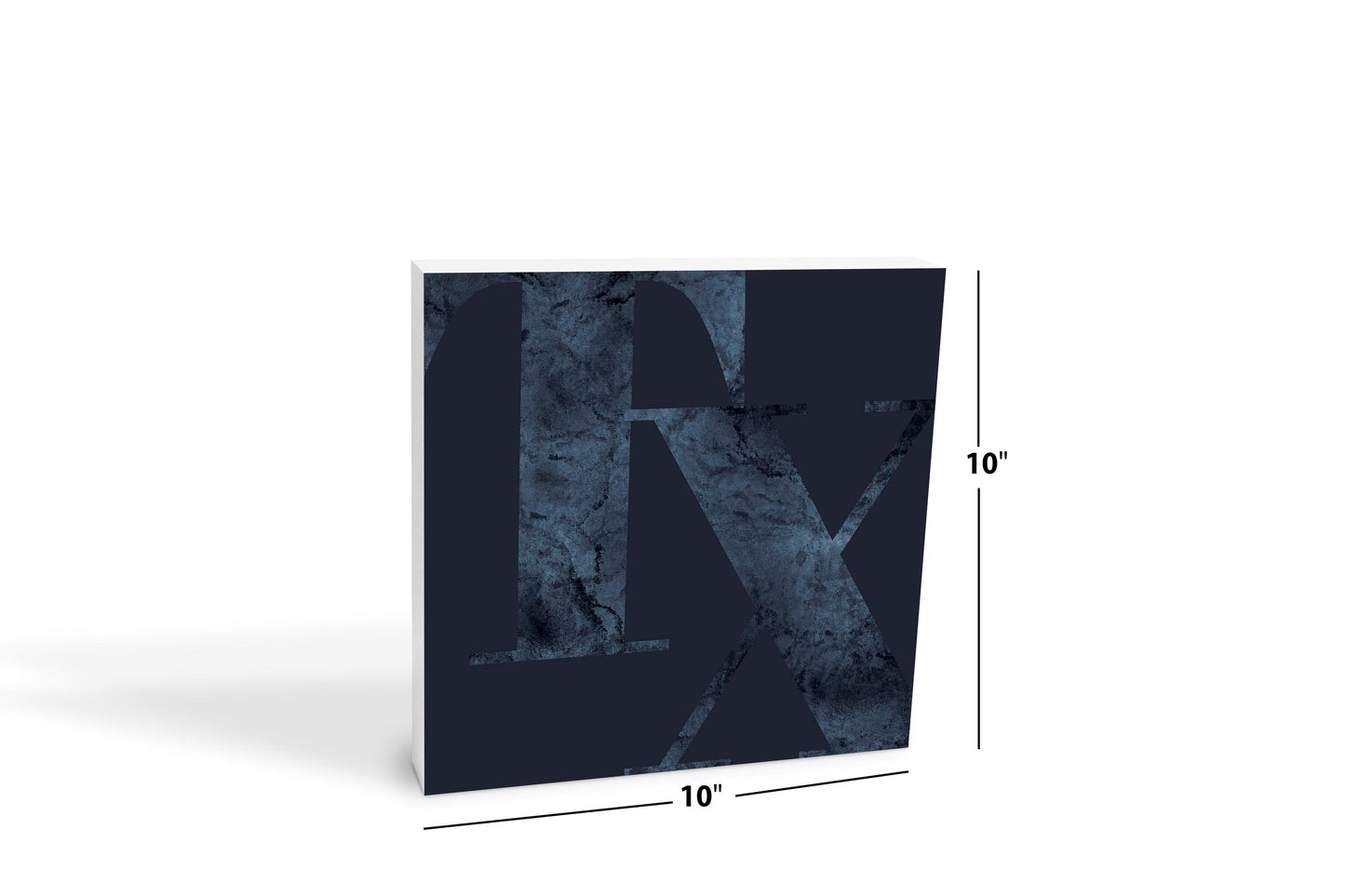 Modern Minimalist Texas Blue Tx | Wood Block | Eaches | Min 2