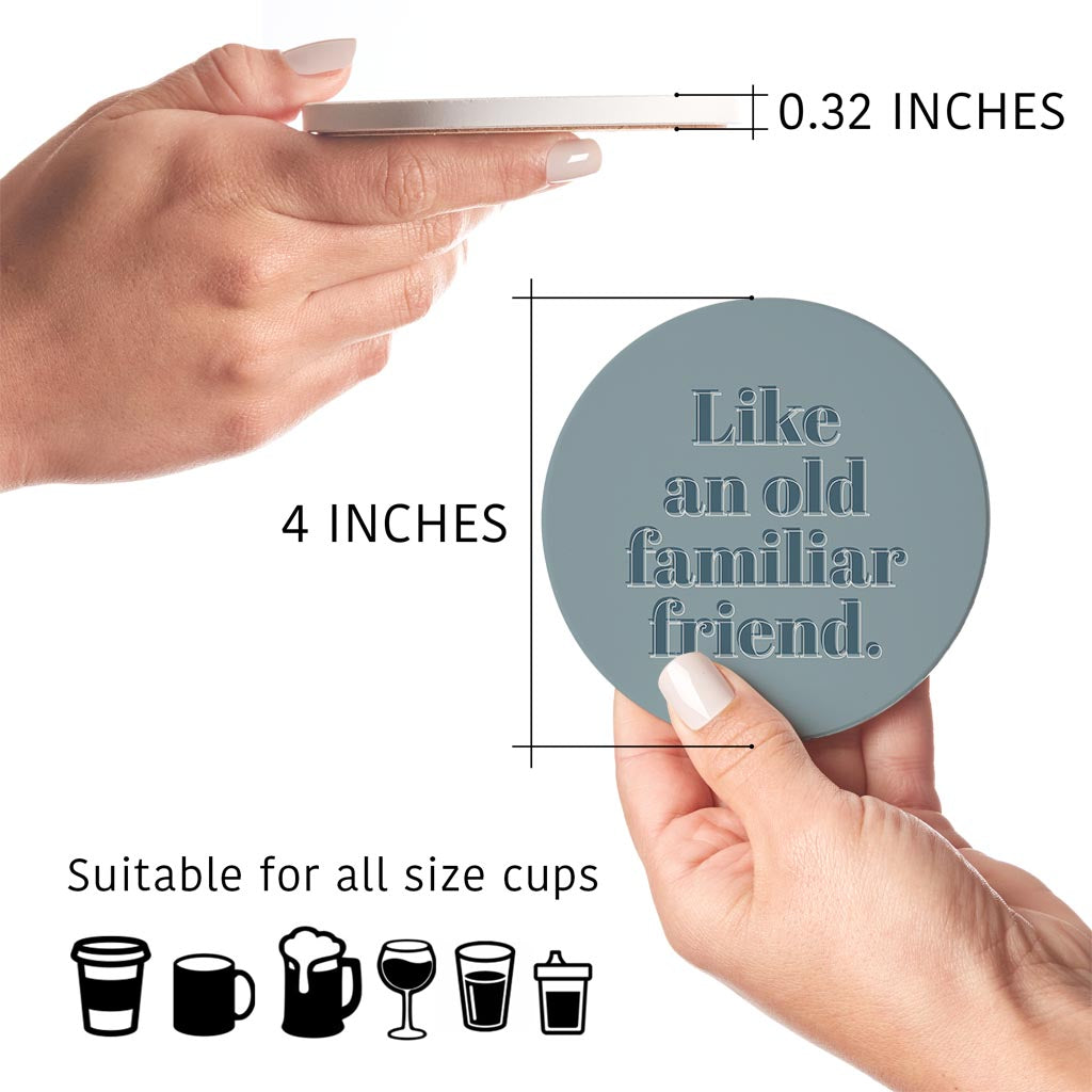 Modern Minimalist Arkansas Familiar Friend | Absorbent Coasters | Set of 4 | Min 2