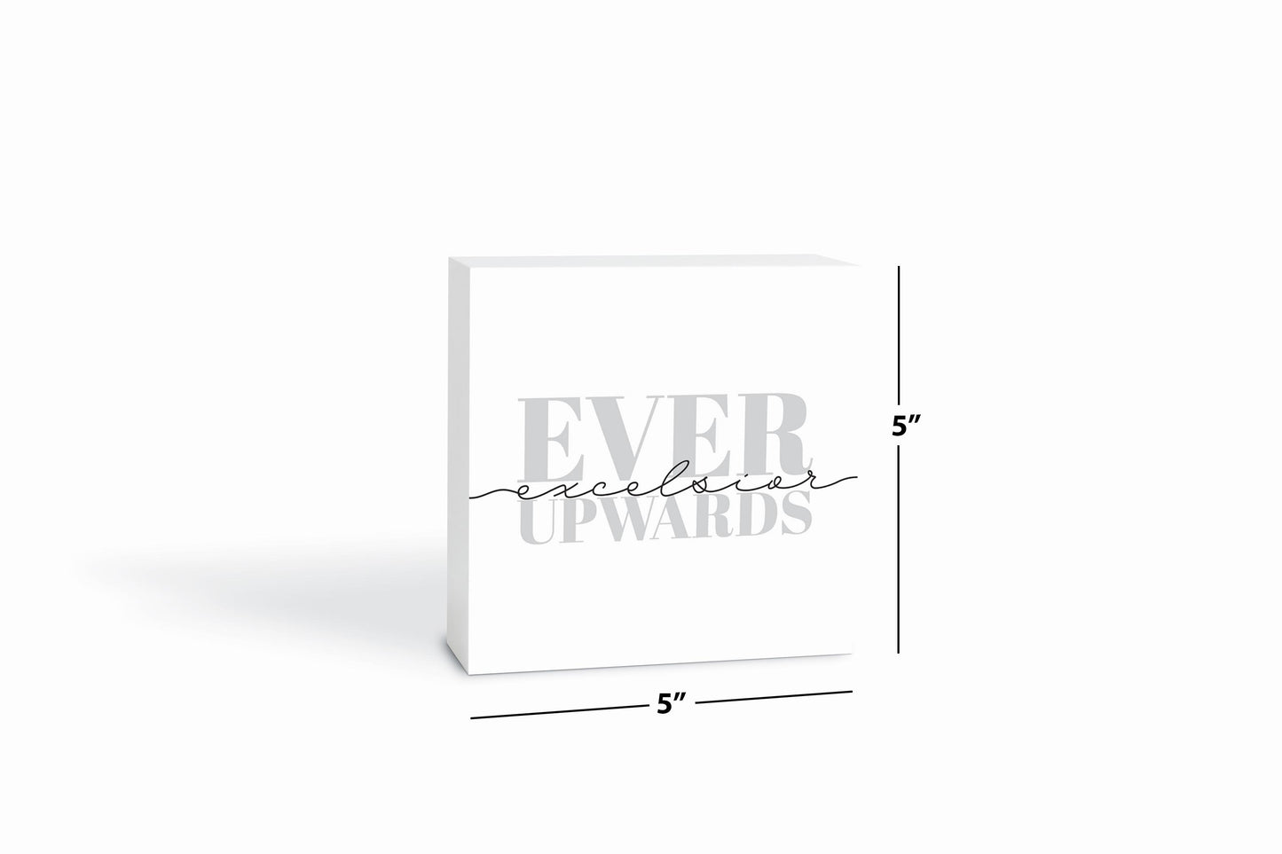 Minimalistic B&W New York Quip Excelsior | Wood Block | Eaches | Min 4