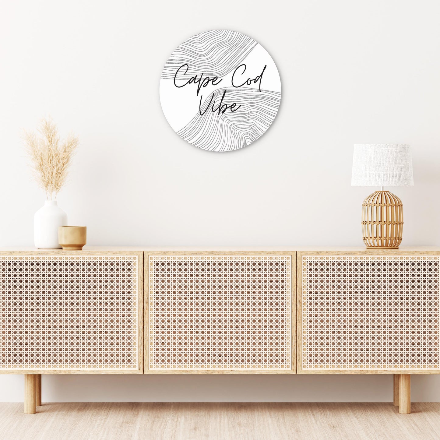 Minimalistic B&W Cape Cod Vibe | Wood Sign | Eaches | Min 1
