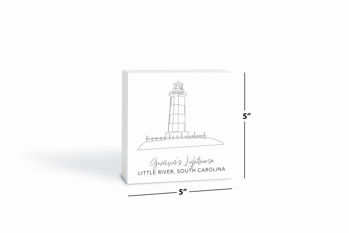 Governors Lighthouse | Wood Block | Eaches | Min 4
