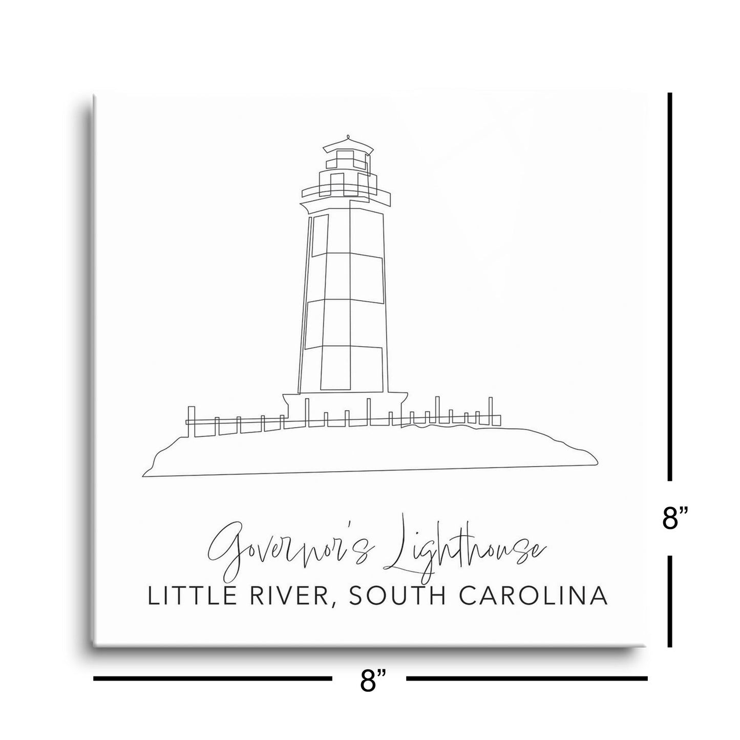 Governors Lighthouse | Hi-Def Glass Art | Eaches | Min 2