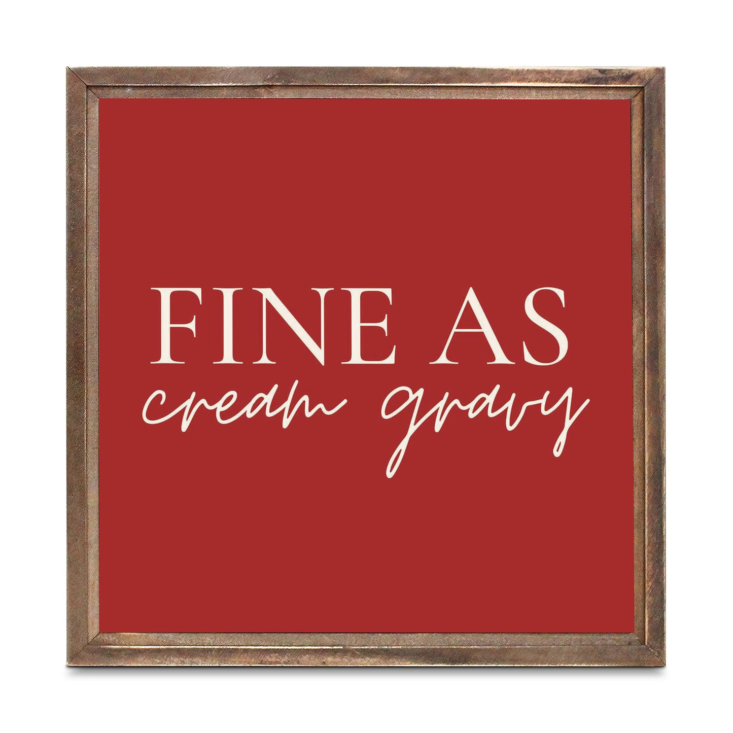 Modern Minimalist Texas Fine As Gravy | Wood Sign | Eaches | Min 1