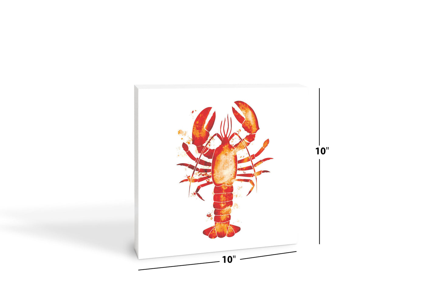 East Coast Water Color Lobster | Wood Block | Eaches | Min 2