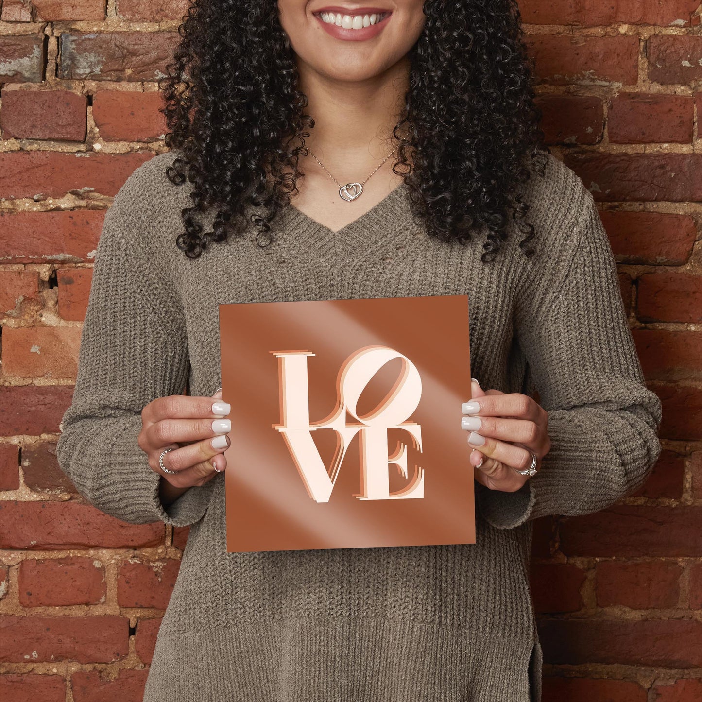 Modern Minimalist Pennsylvania Love Dark | Hi-Def Glass Art | Eaches | Min 2