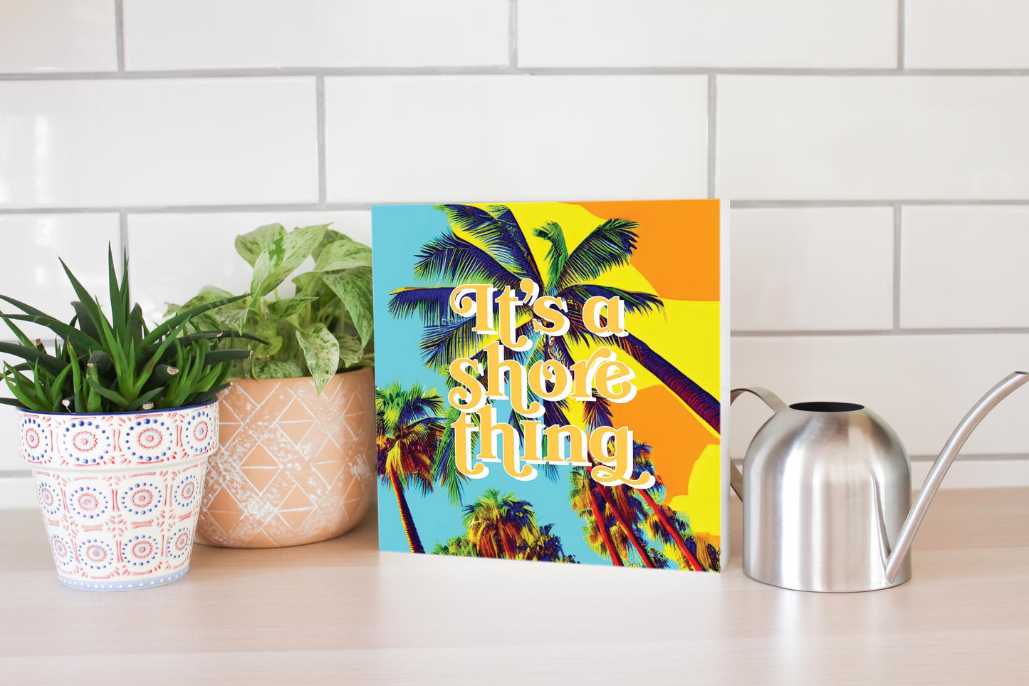 Its A Shore Thing | Wood Block | Eaches | Min 2
