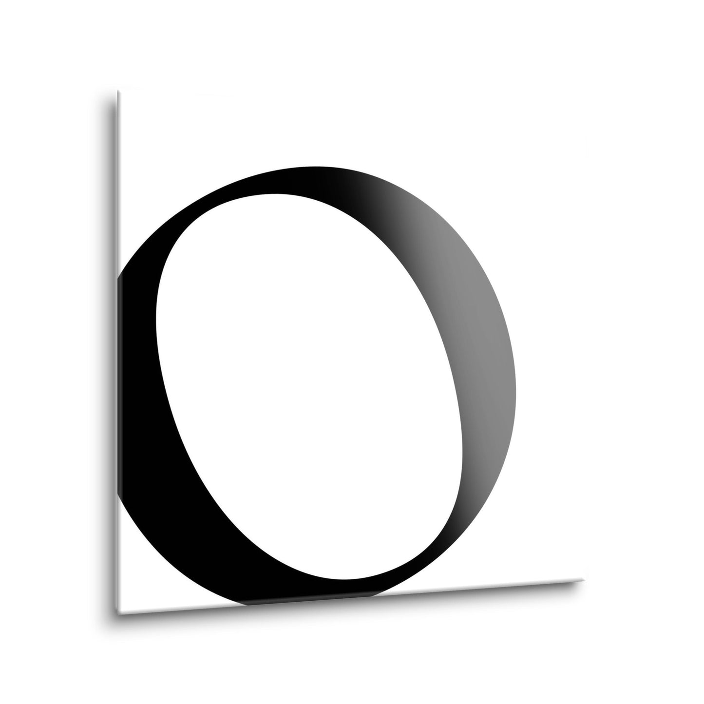 Minimal Monogram O | Hi-Def Glass Art | Eaches | Min 2