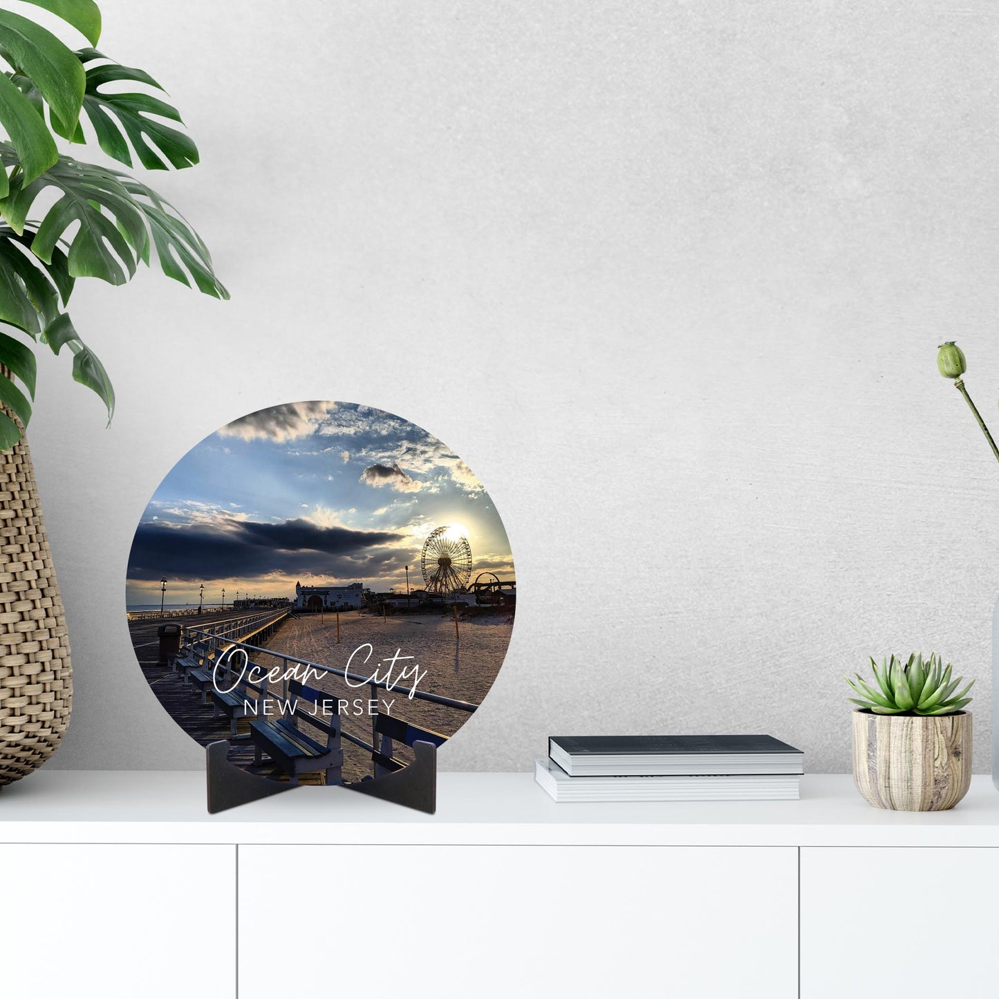 OCNJ Photo With Text | Wood Sign | Eaches | Min 1