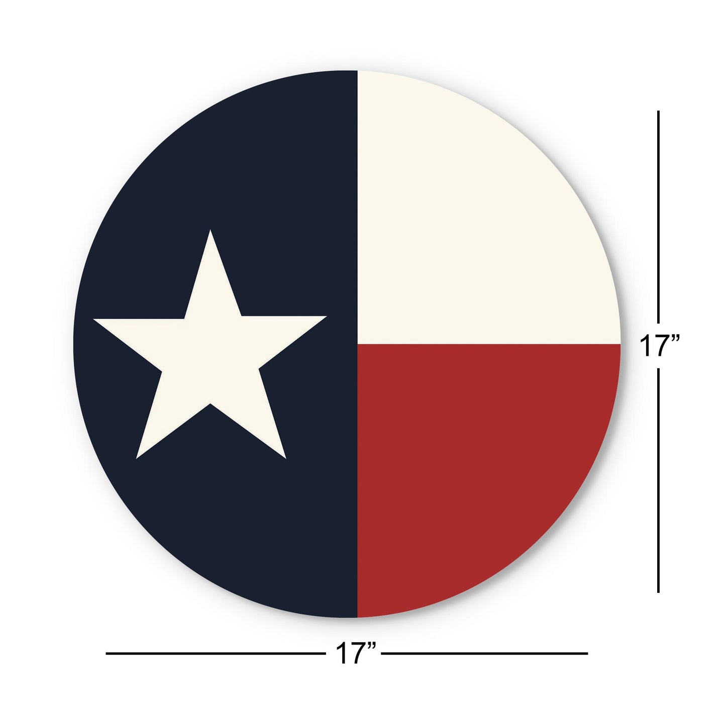 Modern Minimalist Texas Colors Flag | Wood Sign | Eaches | Min 1