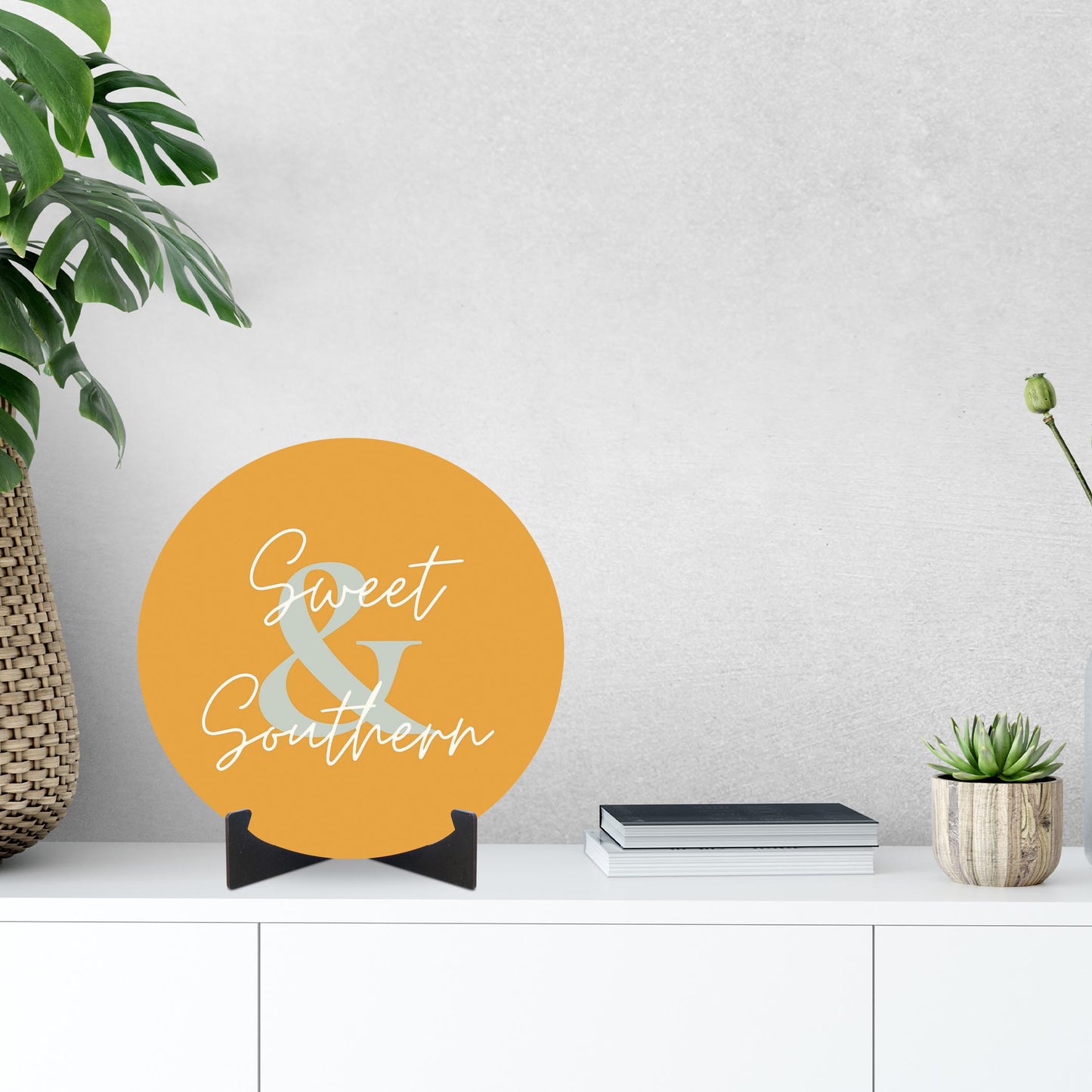 Modern Minimalist Oklahoma Sweet Southern | Wood Sign | Eaches | Min 1