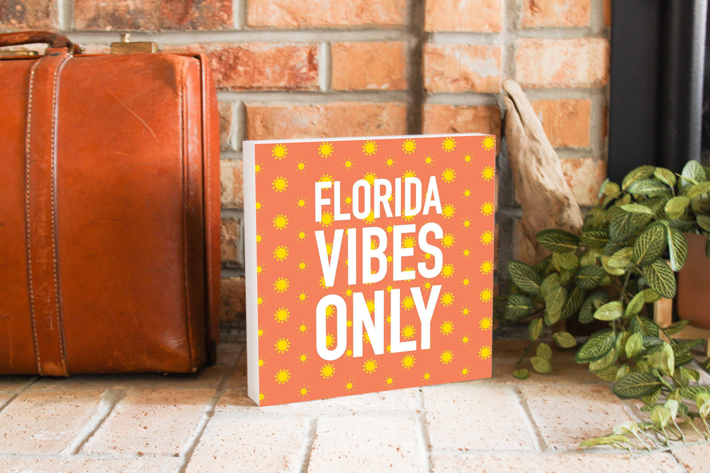 Florida Vibes Only | Wood Block | Eaches | Min 2