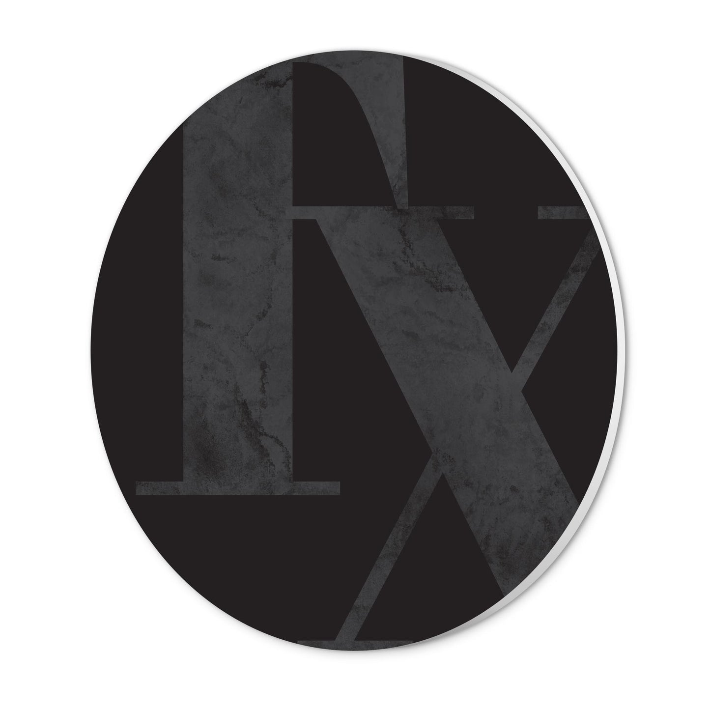 Modern Black Texas Initials | Wood Sign | Eaches | Min 1