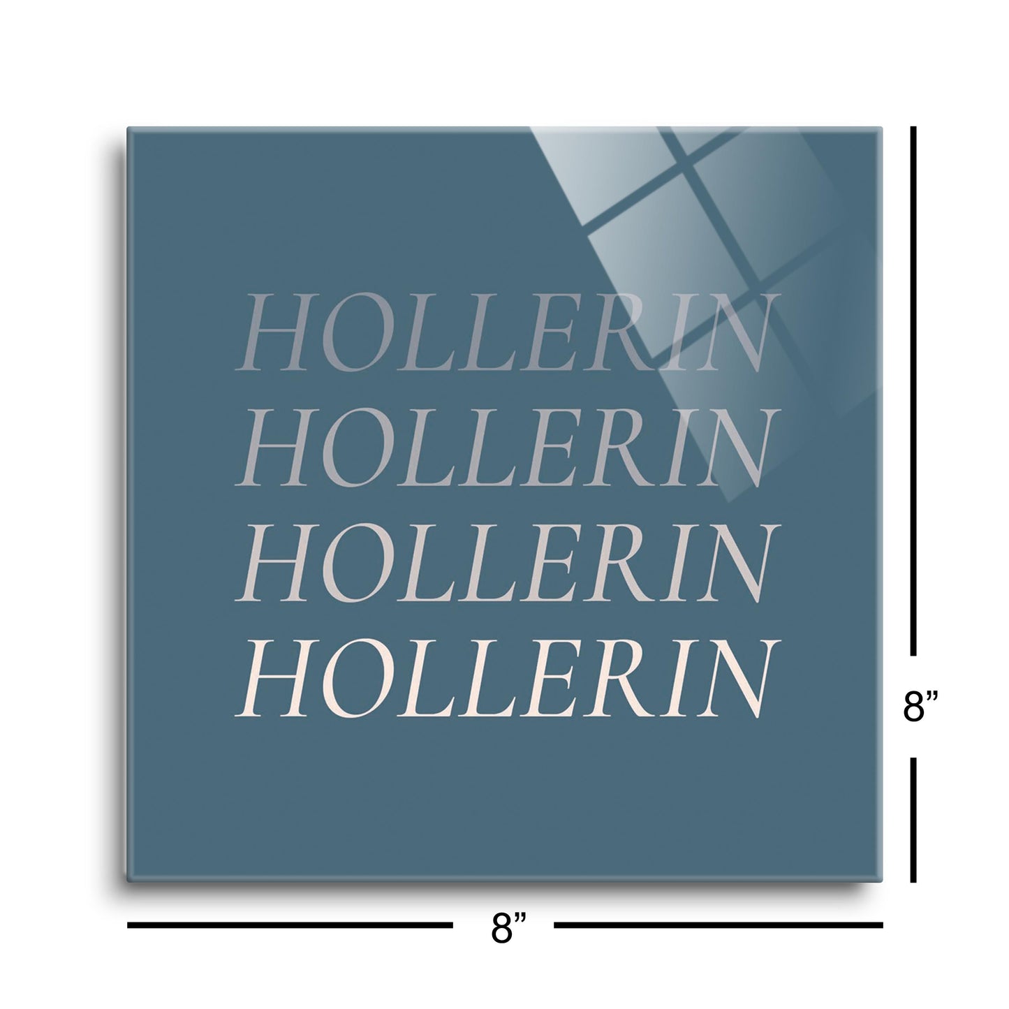 Modern Minimalist Arkansas Hollerin | Hi-Def Glass Art | Eaches | Min 2