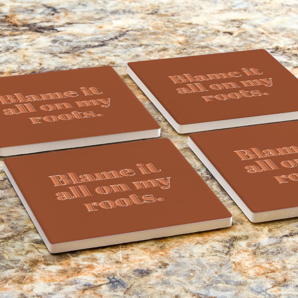 Modern Minimalist Arkansas Roots | Absorbent Coasters | Set of 4 | Min 2