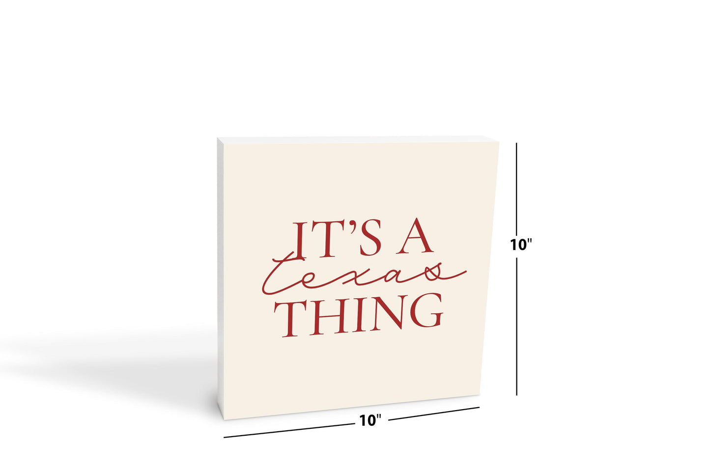 Modern Minimalist Texas It S A Texas Thing | Wood Block | Eaches | Min 2