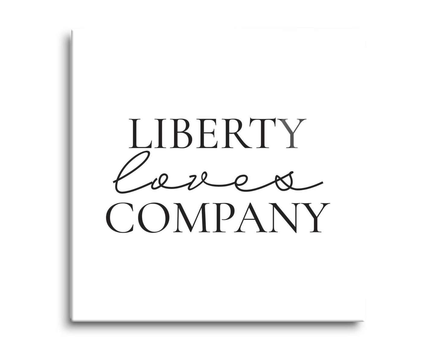 Minimalistic B&W Pennsylvania Liberty Quip | Hi-Def Glass Art | Eaches | Min 2