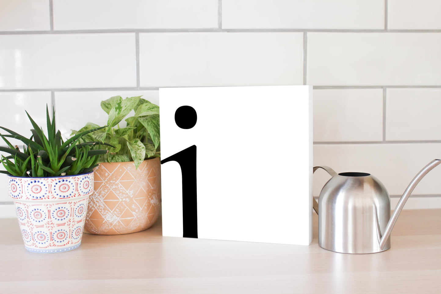 Minimal Monogram I | Wood Block | Eaches | Min 2
